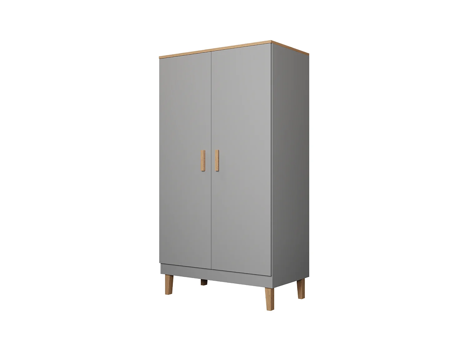 Szafa DENVER szara/hikora