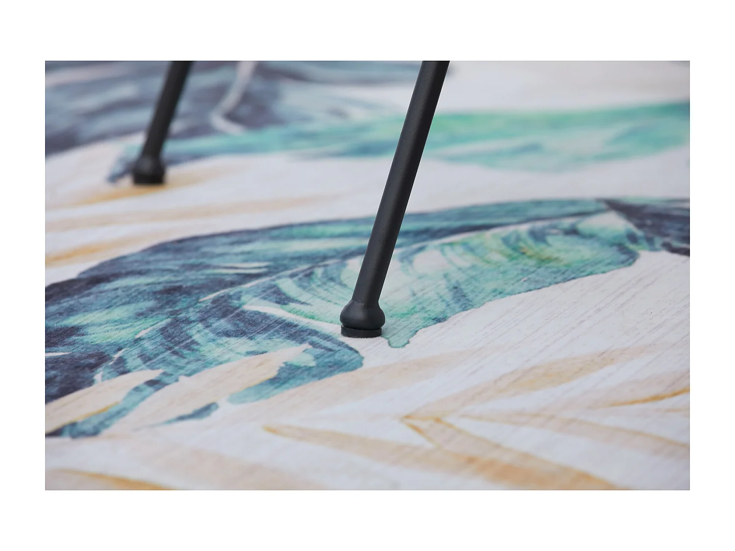 Loungeset 2 Ei-vormige Fauteuils + Lage Tafel Wit Mexicaans Design ACAPULCO Retro van Epoxy Gecoat Staal