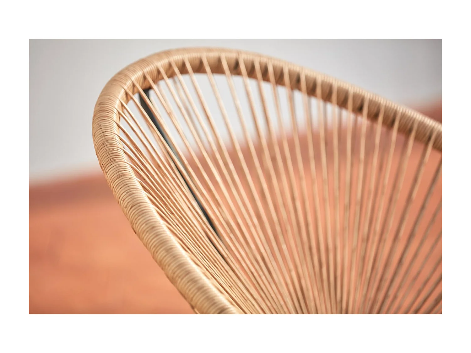 Tuinset Acapulco 2 fauteuils ei + salontafel beige