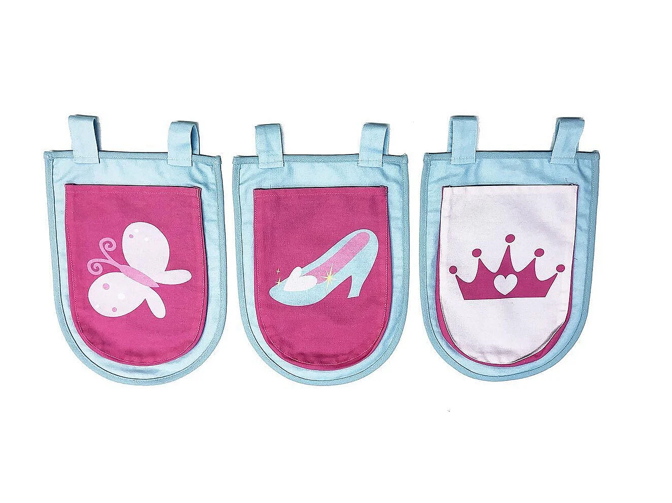 Pack - Lit Enfant, Tente, 3 Pochettes & Tunnel "Pino Princesse" Blanc
