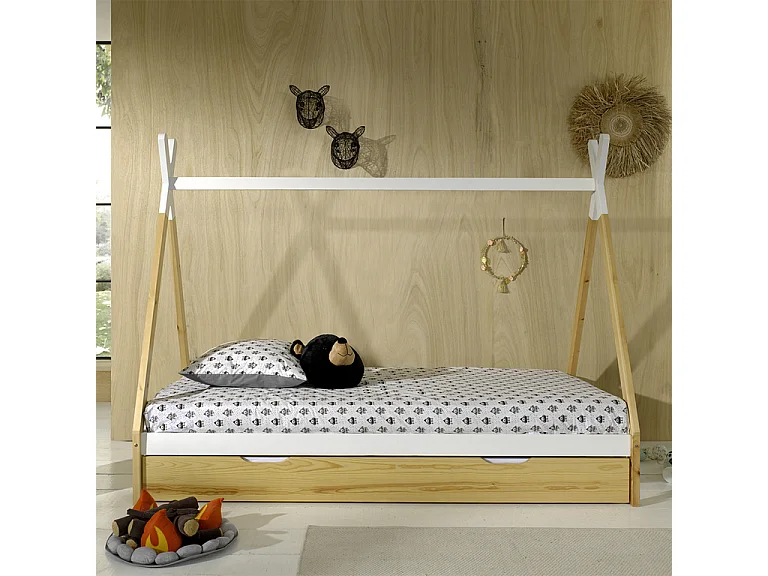 Letto Tipi con box estraibile