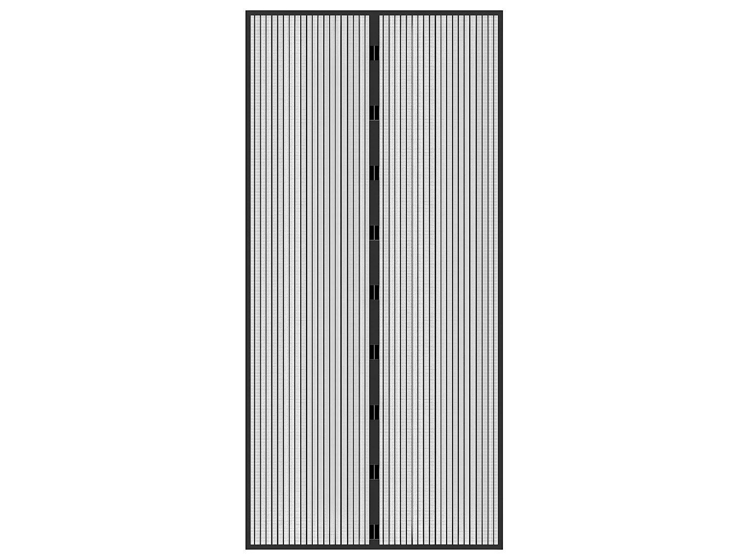 Rideau de porte moustiquaire anti moustique insecte magnétique ECD Germany