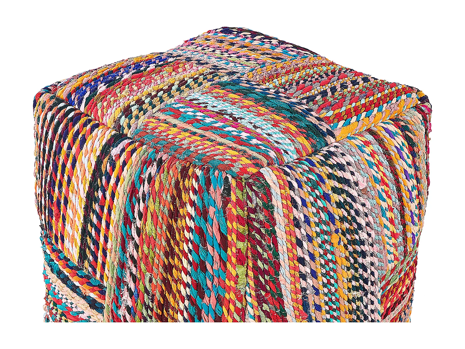 Pouf MEKHTAR Coton Multicolore 40 cm 40 cm 40 cm