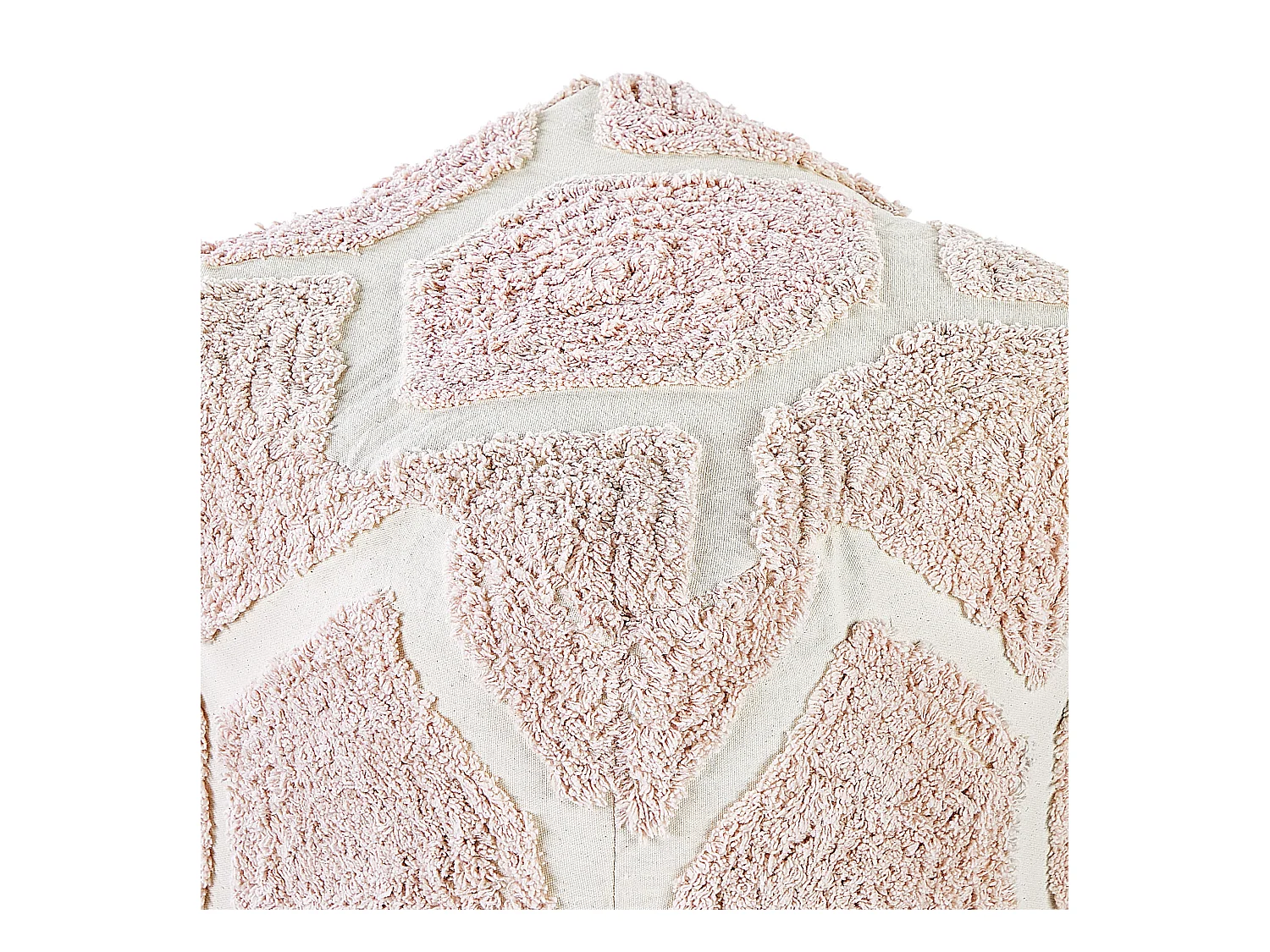 Poef ROJHAN Katoen Pastelroze 40 cm 40 cm 40 cm