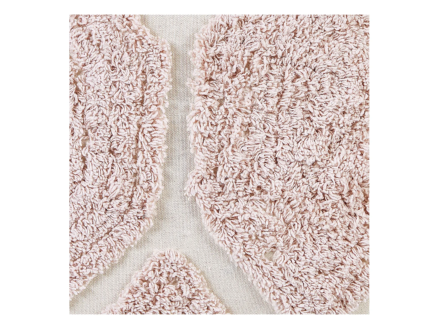 Poef ROJHAN Katoen Pastelroze 40 cm 40 cm 40 cm