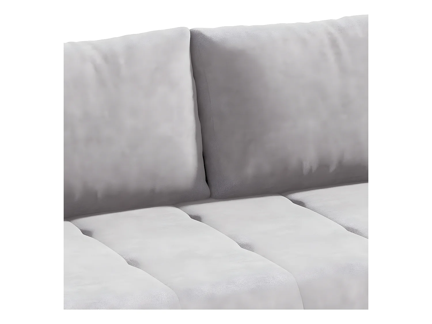 Canapé convertible 3 places avec coffre Jonas Gris clair