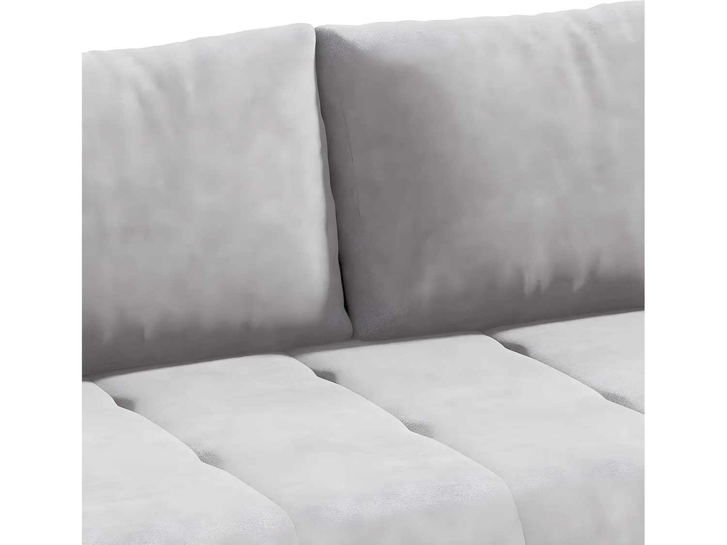 Canapé convertible 3 places avec coffre Jonas Gris clair