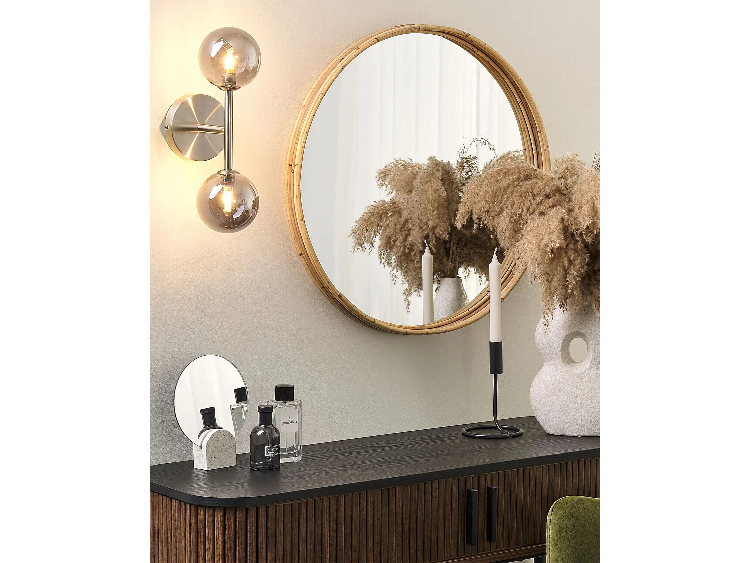 Lampe murale RAMIS Métal Argenté