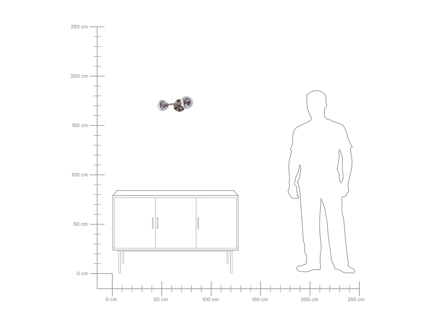 Applique RAMIS Metallo Argento