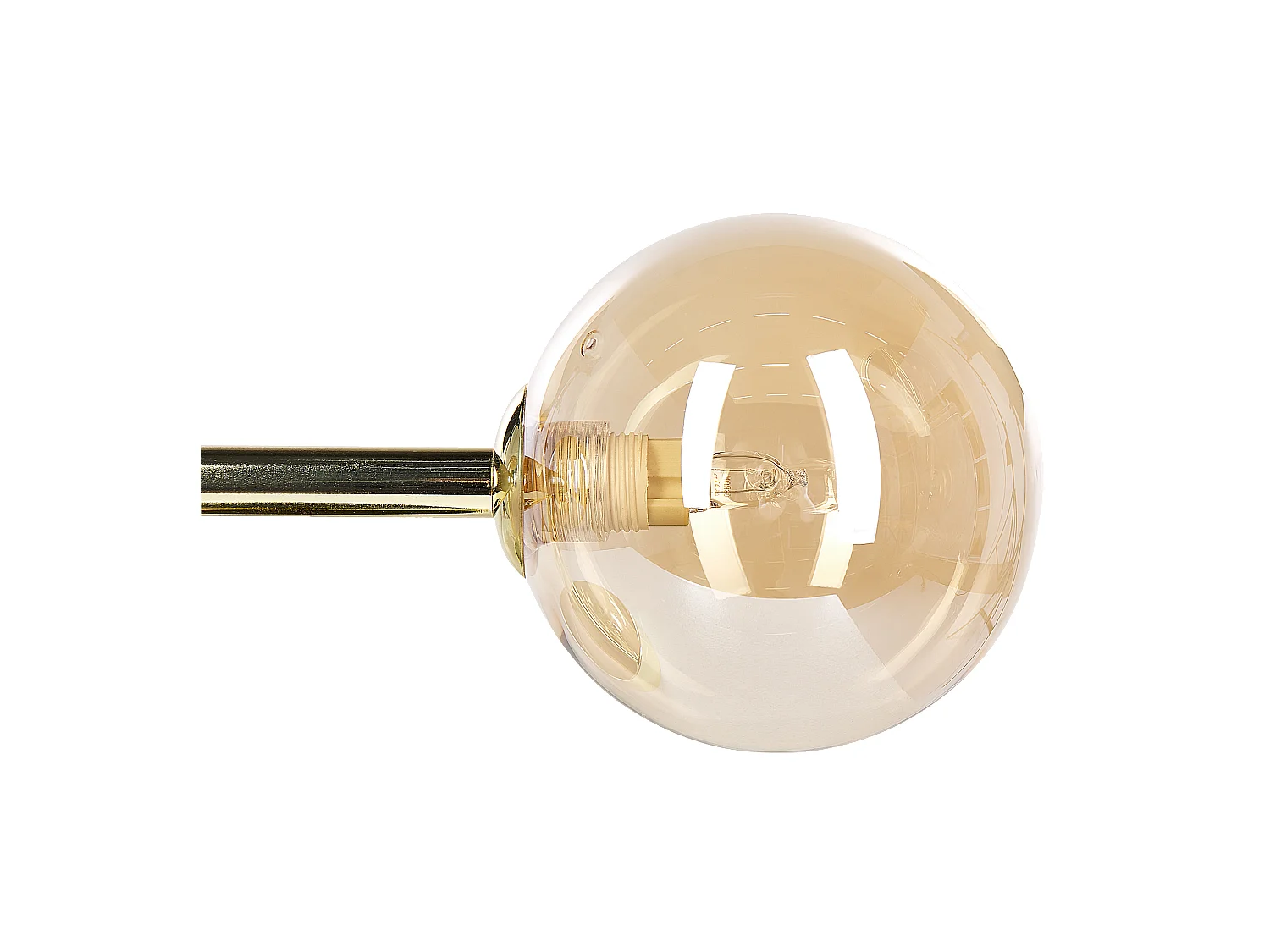 Lampa ścienna RAMIS Metal Złoty