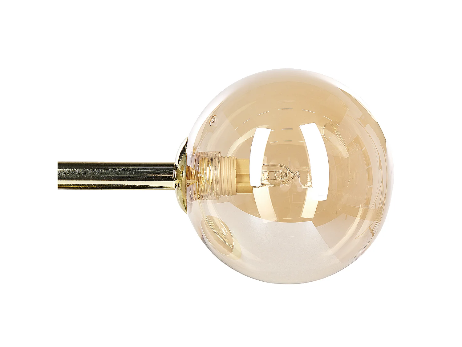 Lampa ścienna RAMIS Metal Złoty