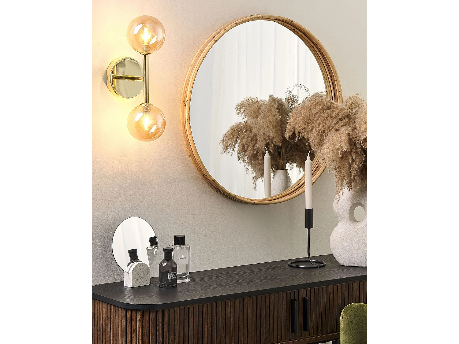 Wandlamp RAMIS Metaal Goud