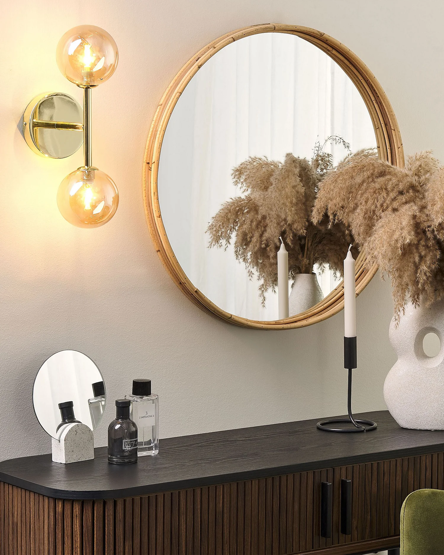 Lampe murale RAMIS Métal Doré