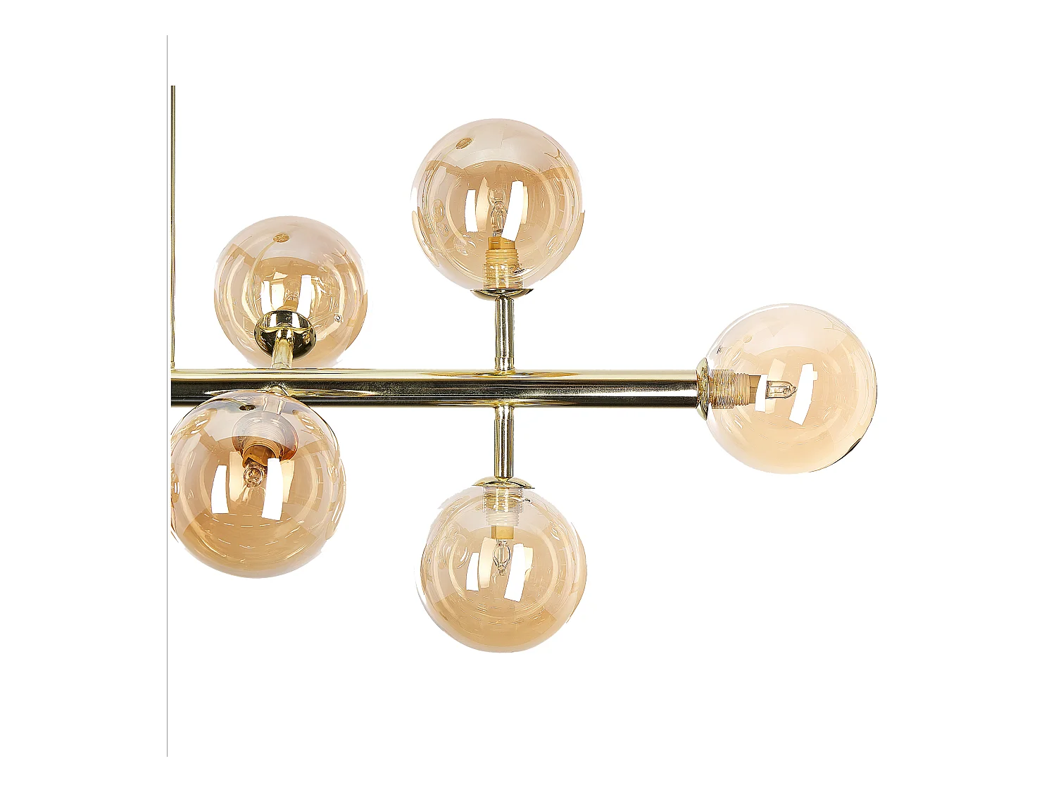 Lámpara colgante RAMIS Metal Dorado