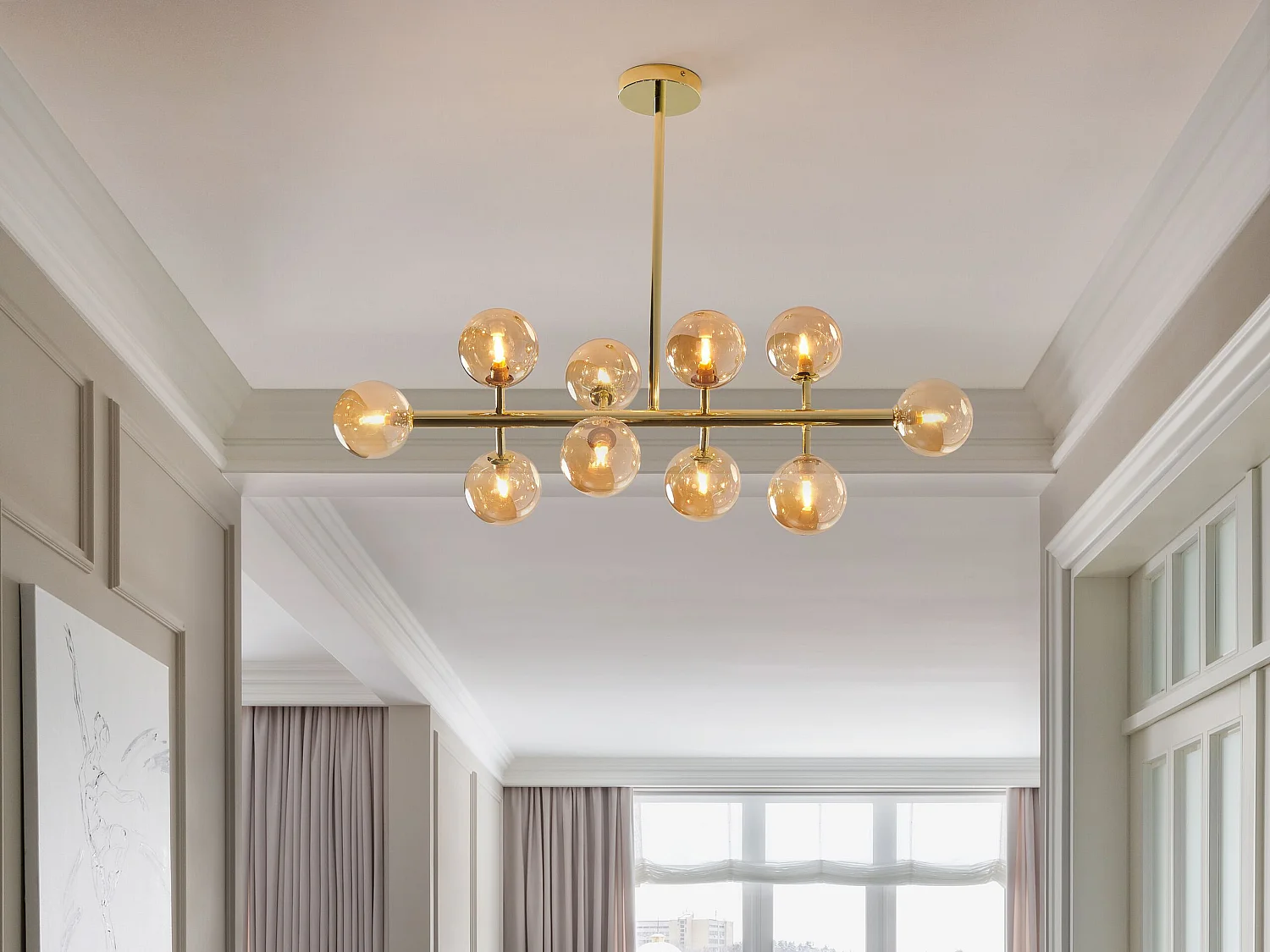 Pendant Lamp RAMIS Metal Gold