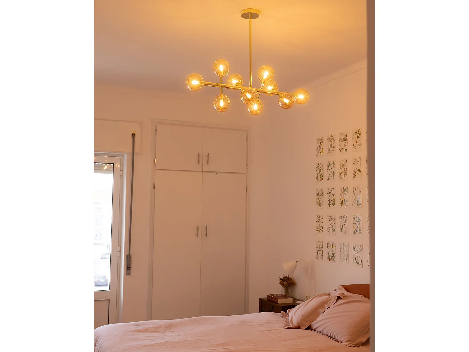 Lampadario RAMIS Metallo Oro