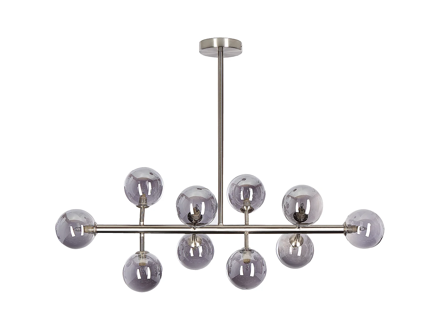 Lampe suspension RAMIS Métal Argenté