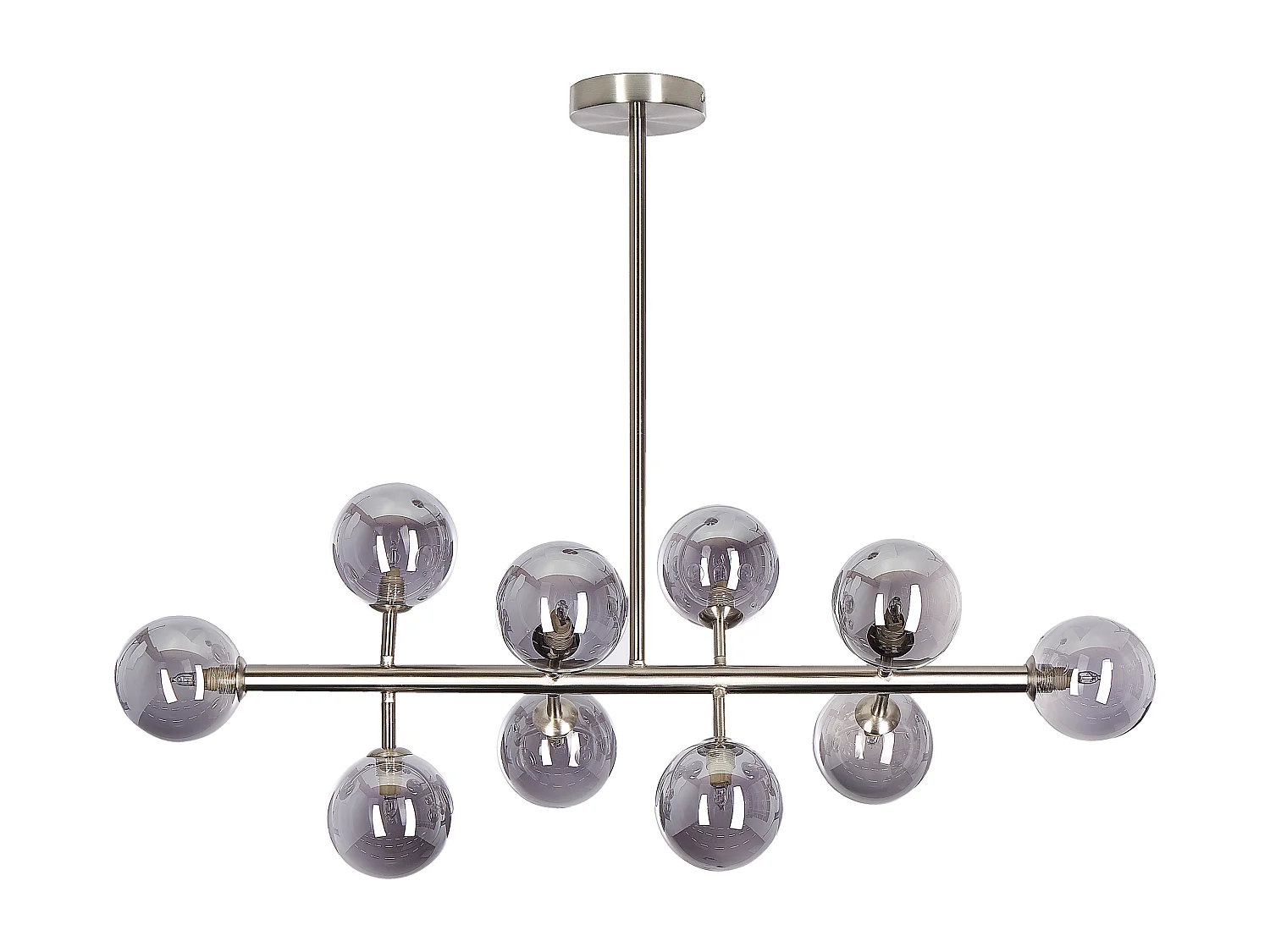 Lampe suspension RAMIS Métal Argenté