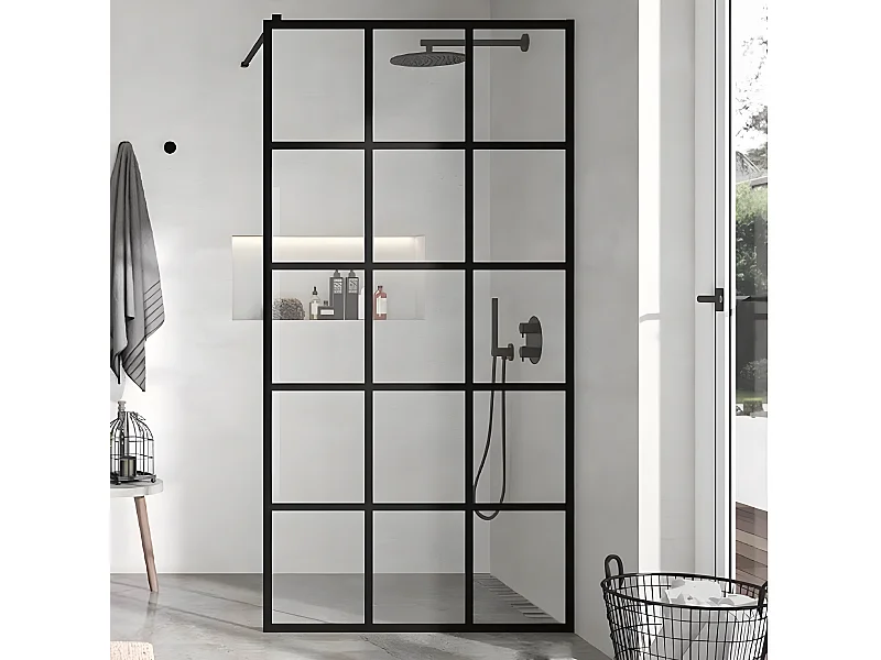 Panel fijo de ducha 110 cm FRESH INDUSTRIAL Decorado cuadros