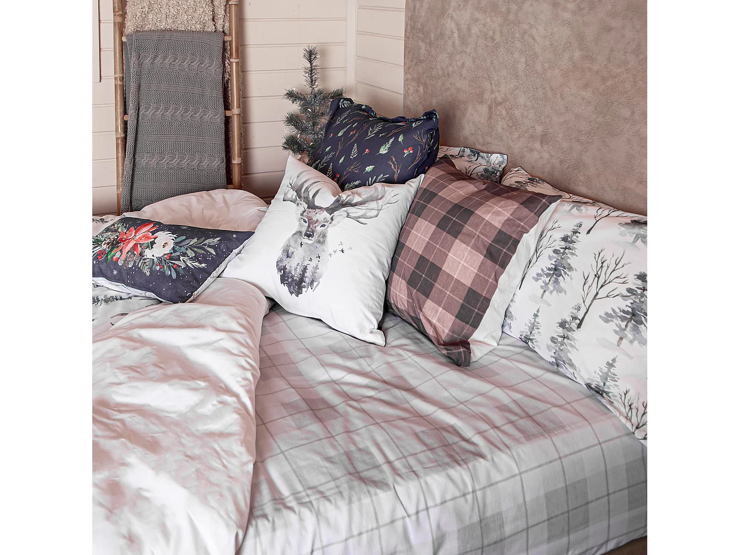 Drap-housse 140x200 cm Mystical winter