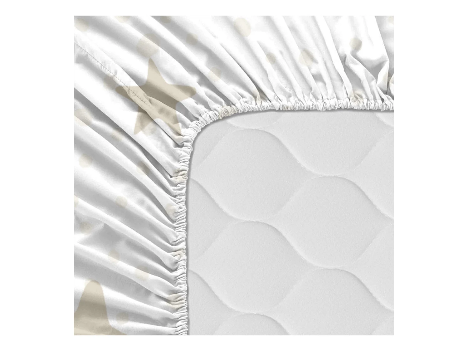 Drap-housse 105x200 cm Little star