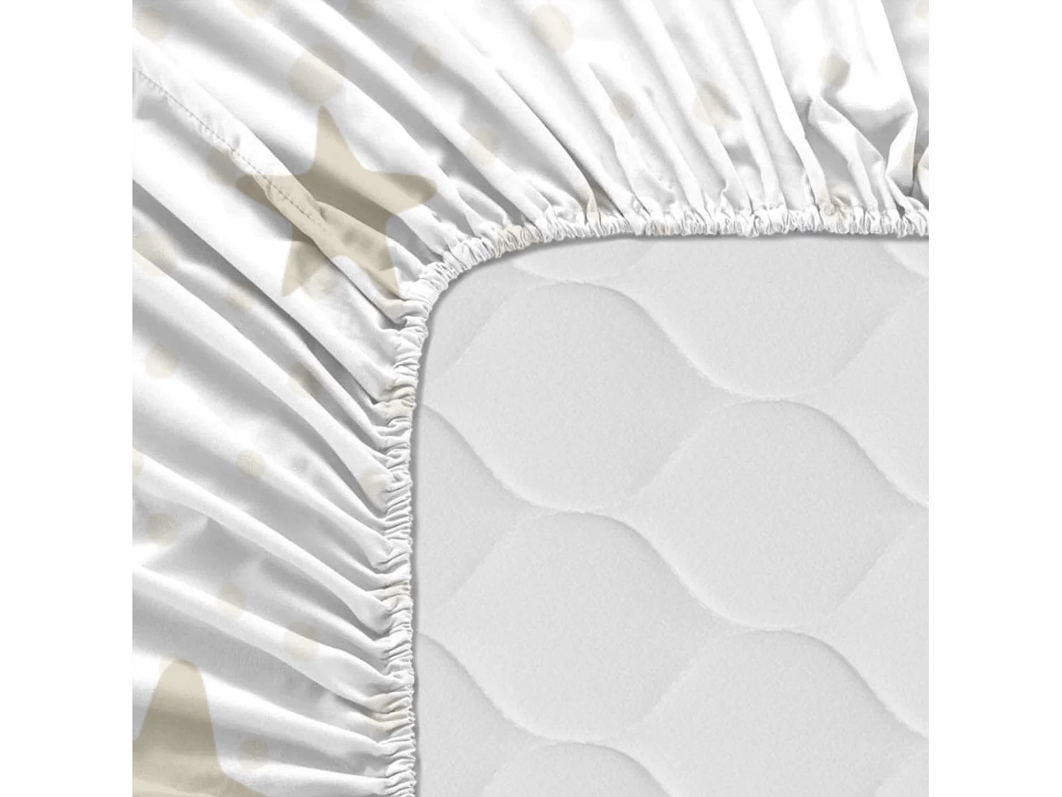 Drap-housse 105x200 cm Little star