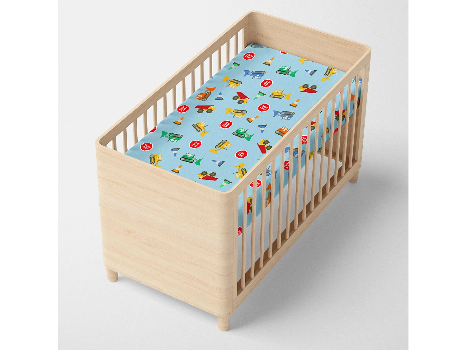 Lenzuolo inferiore Lettino 60x120 cm Machinery