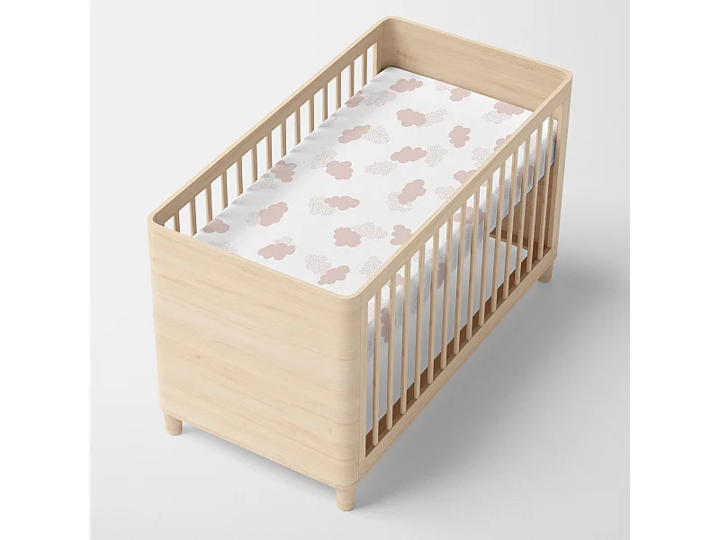 Spannbetttuch Kinderbett 70x140 cm Clouds