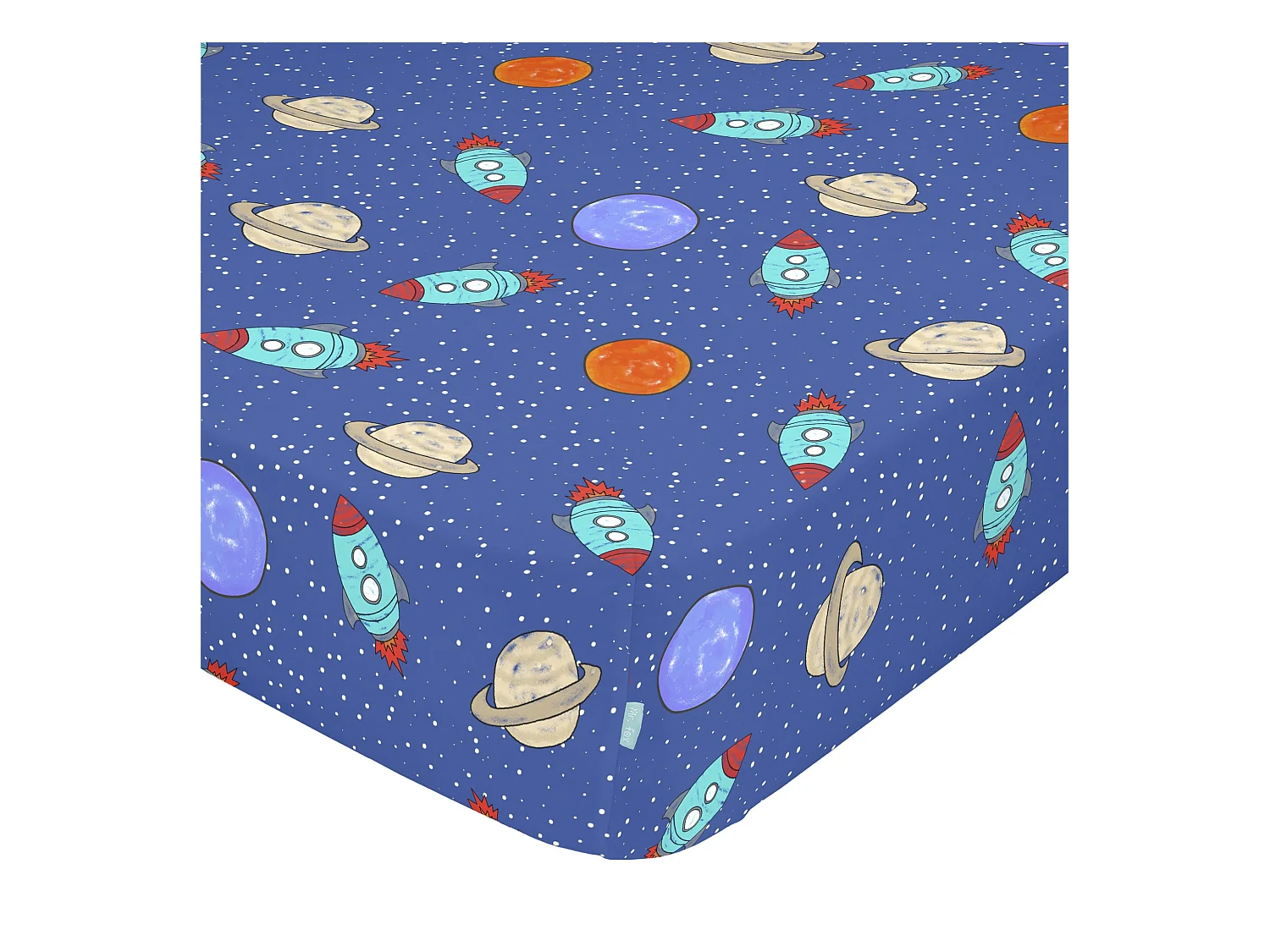Bajera Cama 90 (90x200 cm) Space rocket