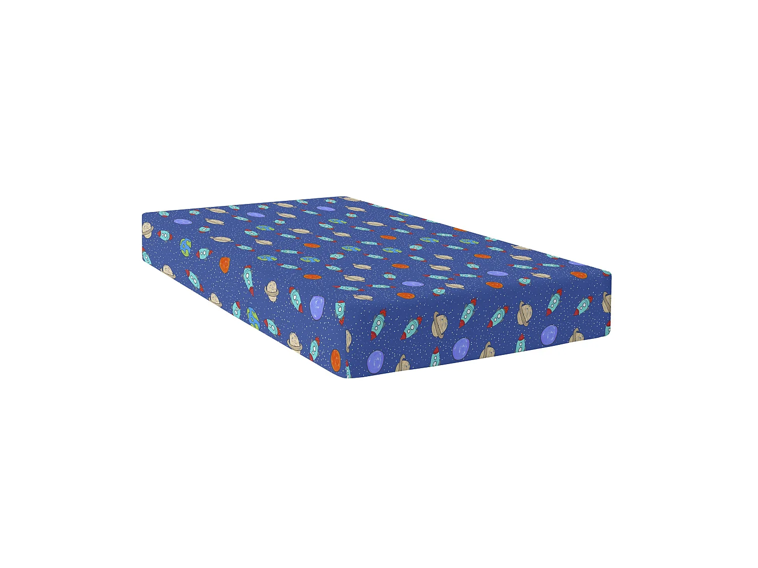Bajera Cama 90 (90x200 cm) Space rocket
