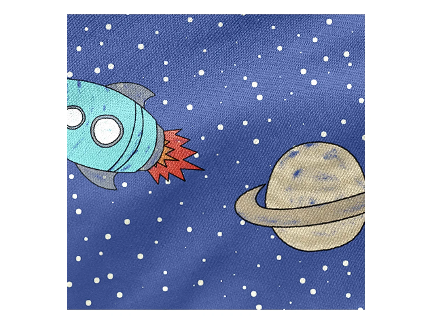 Bajera Cama 90 (90x200 cm) Space rocket