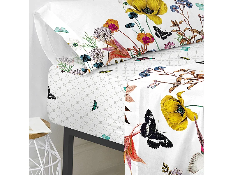 Drap-housse 160x200 cm Birds of paradise