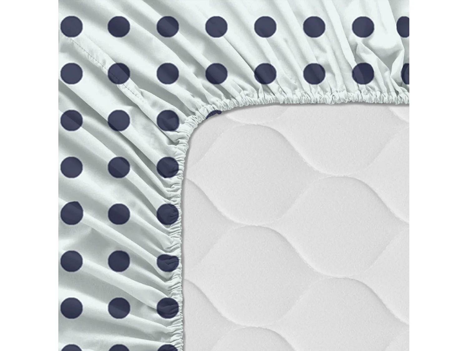 Drap-housse 140x200 cm Geo dot