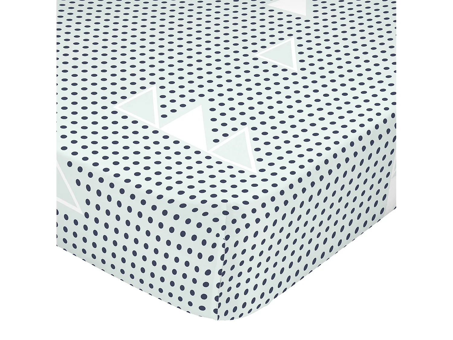 Drap-housse 140x200 cm Geo dot