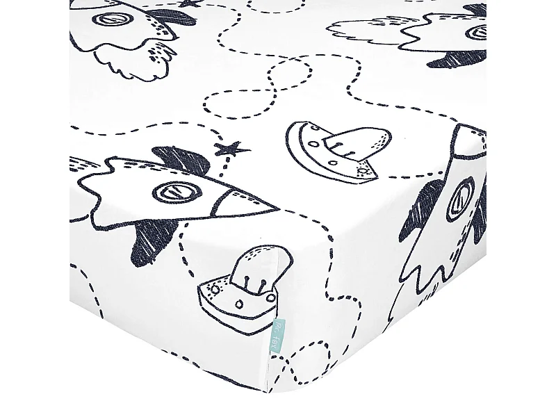 Drap-housse Berceau 60x120 cm Starspace