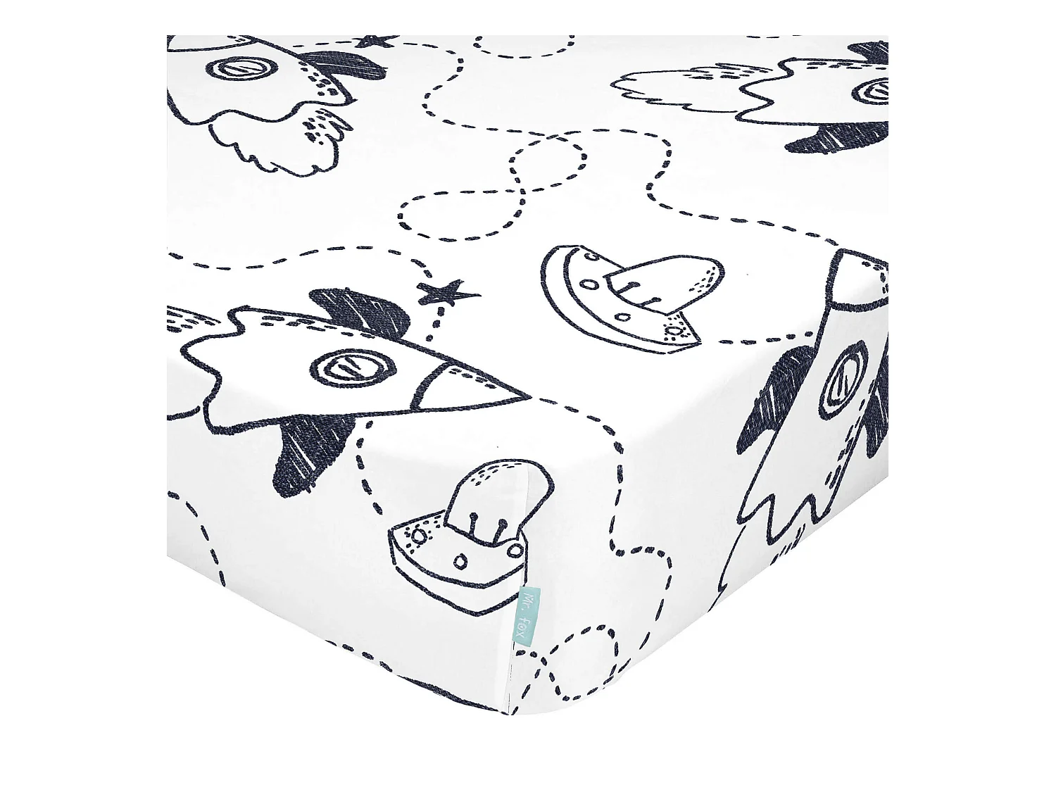 Drap-housse Berceau 60x120 cm Starspace