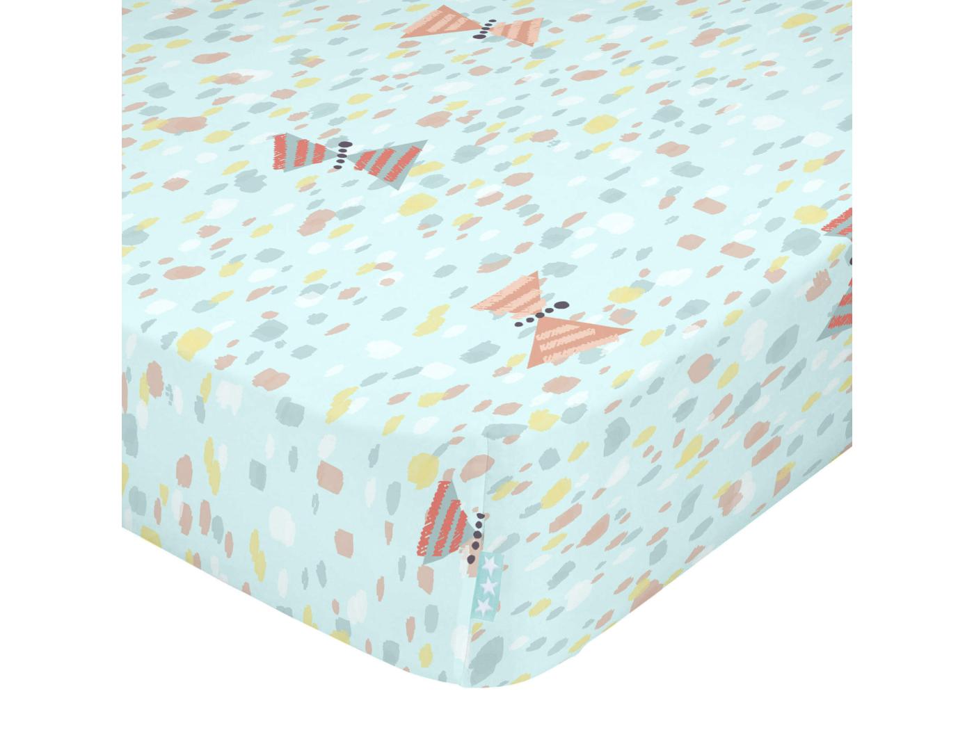 Drap Housse Lit Bébé 70x140 Cm Woodland