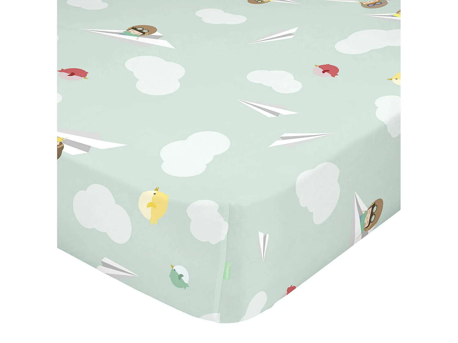 Spannbetttuch 105x200 cm Learning to fly