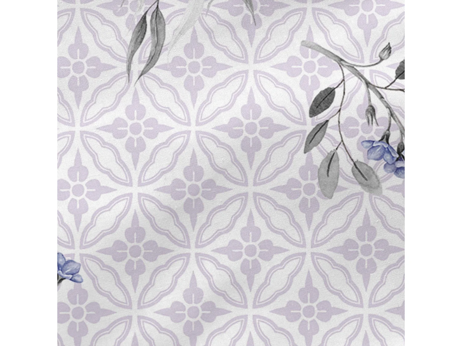 Drap-housse 160x200 cm Delicate bouquet