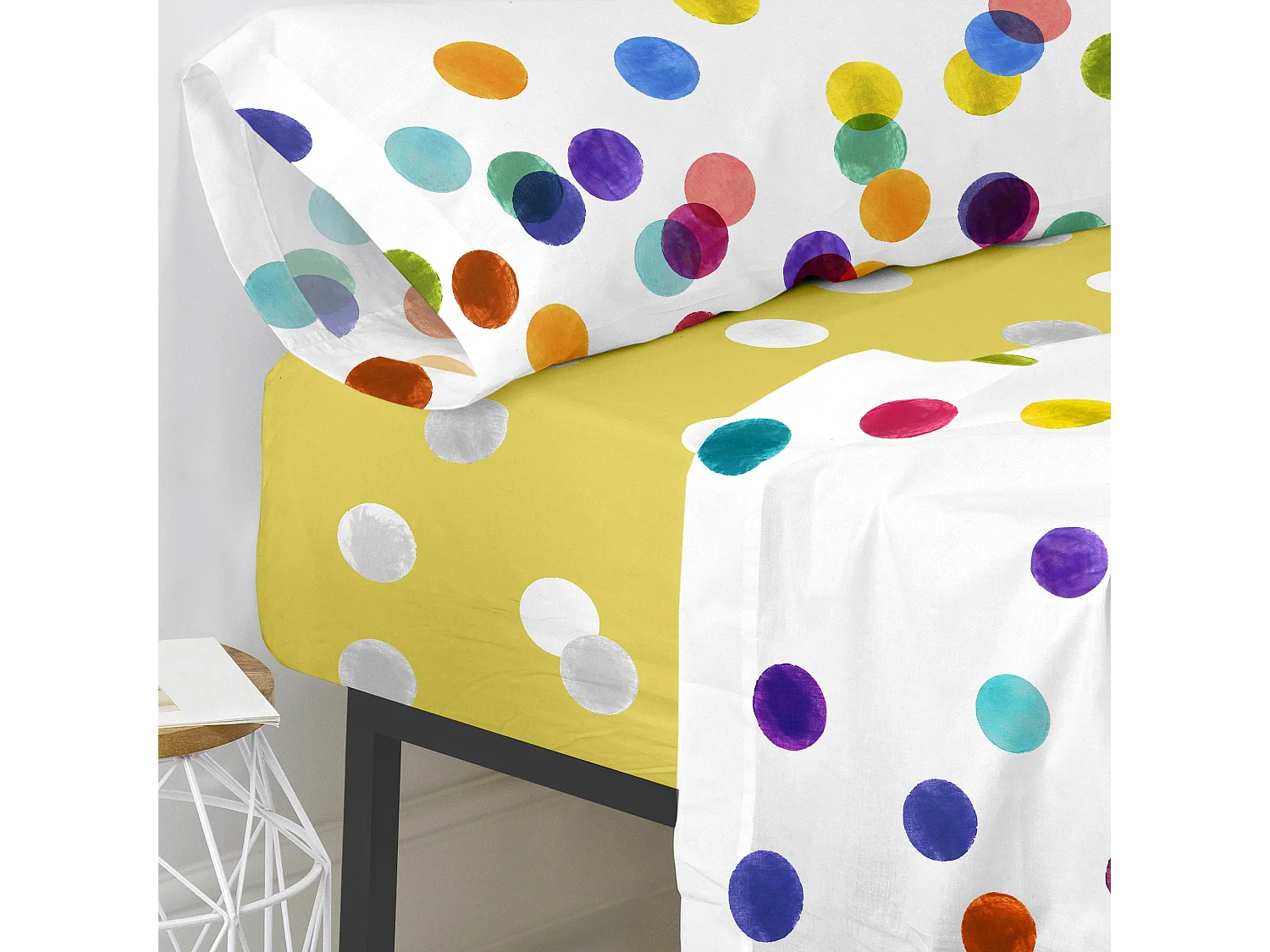 Lenzuolo inferiore 200x200 cm Confetti