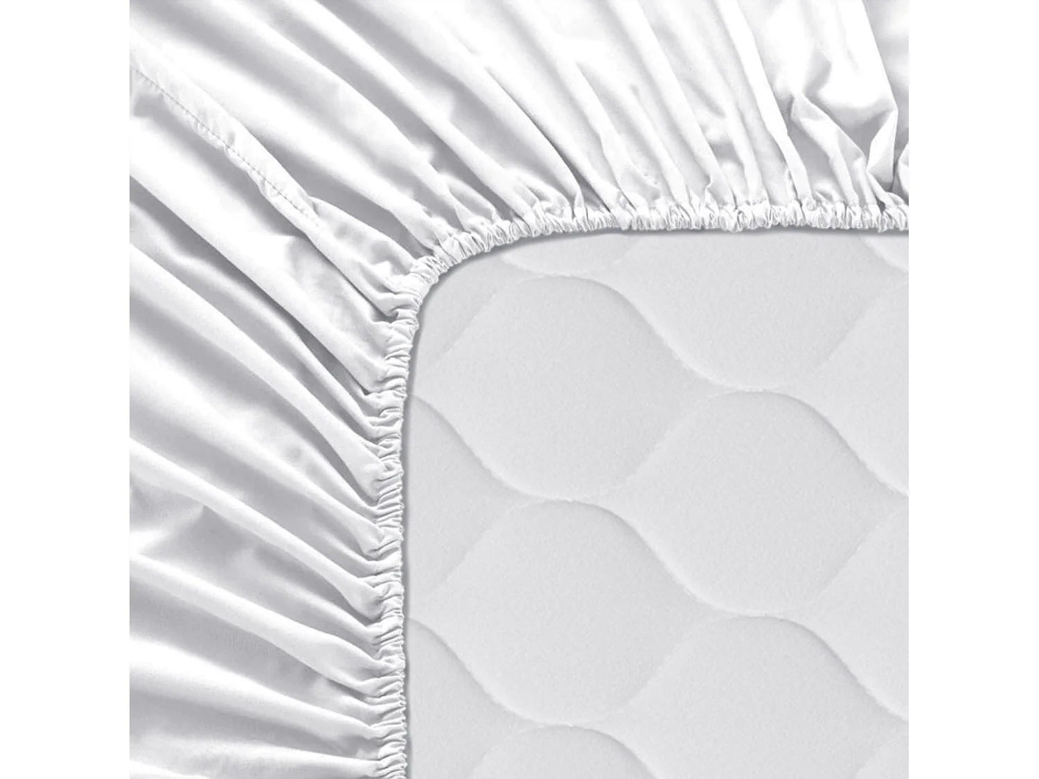 Drap-housse 140x200 cm Basic 200 tc