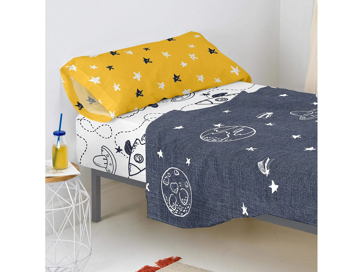 Drap-housse 105x200 cm Starspace