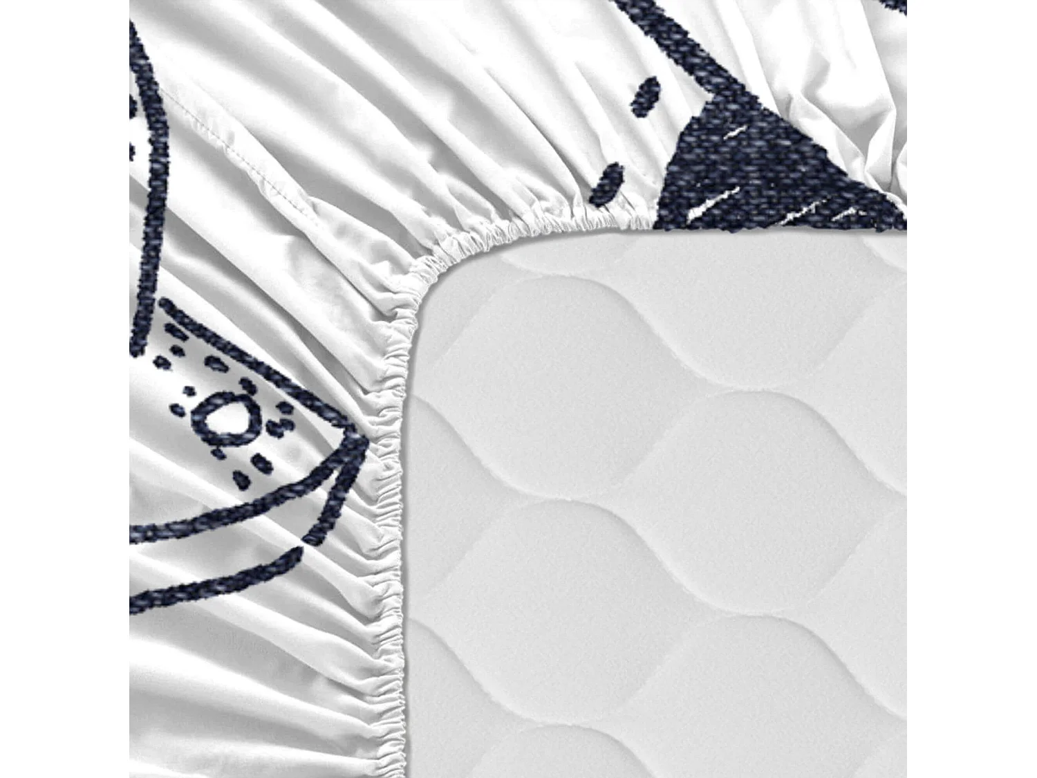 Drap-housse 105x200 cm Starspace