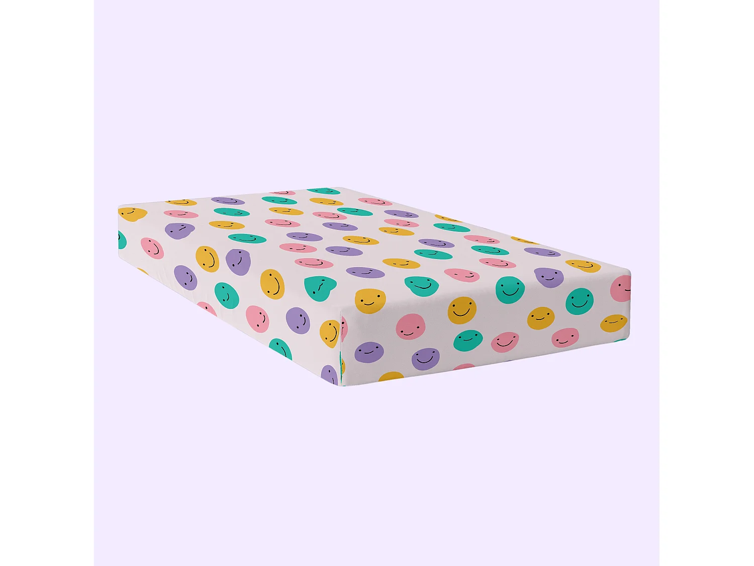 Spannbetttuch 200x200 cm Funny faces