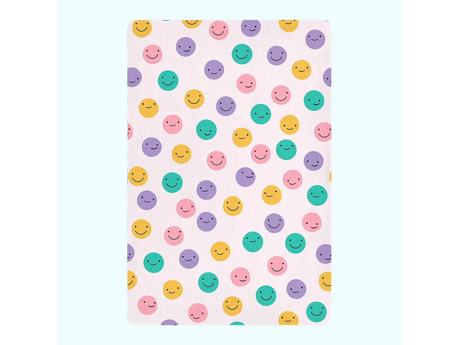 Spannbetttuch 200x200 cm Funny faces