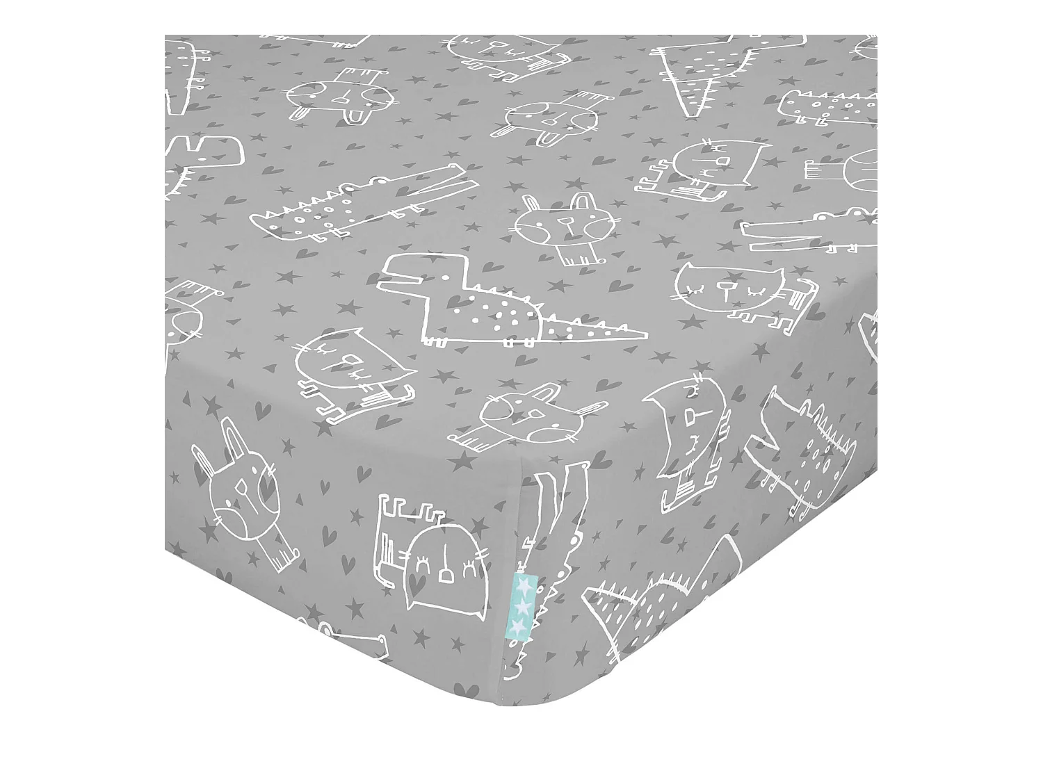 Drap-housse Lit Bébé 70x140 cm Best buddies