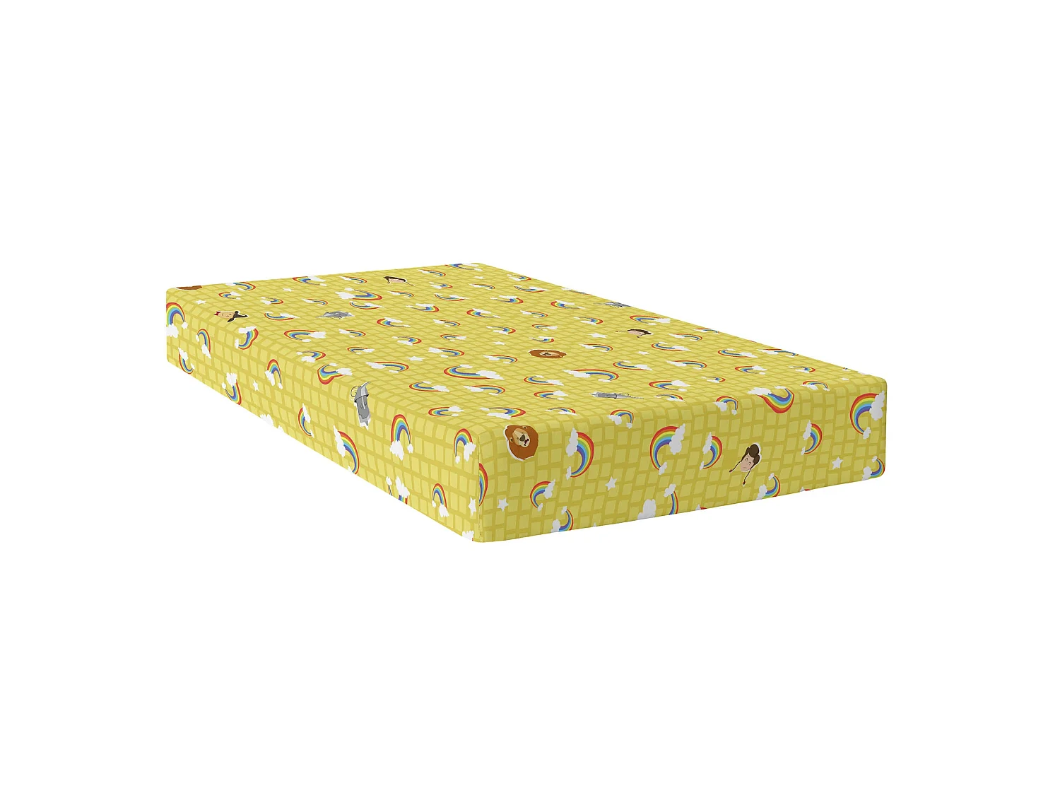 Drap-housse 105x200 cm Yellow bricks