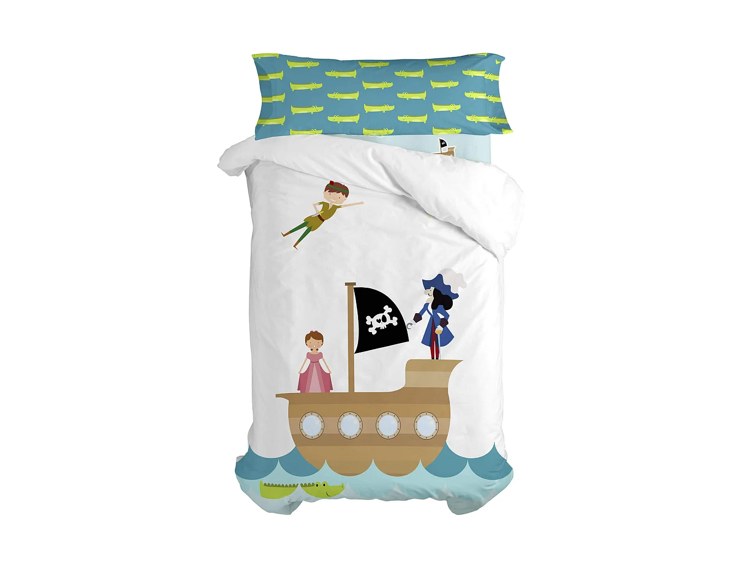 Spannbetttuch 105x200 cm Flying boy