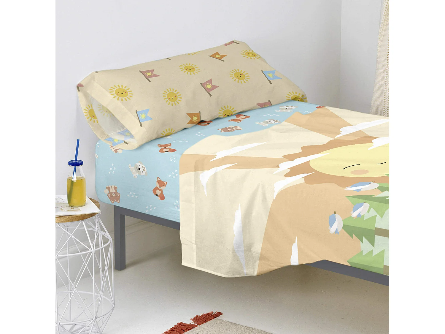 Spannbetttuch 90x200 cm Camping