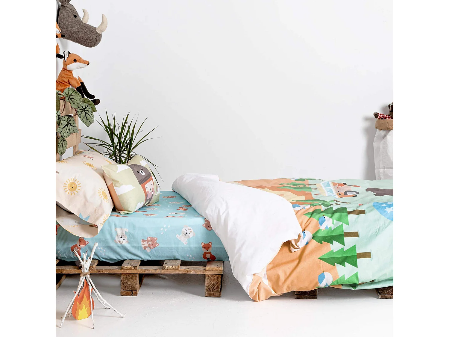 Spannbetttuch 90x200 cm Camping